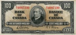100 Dollars CANADA  1937 P.064b BB