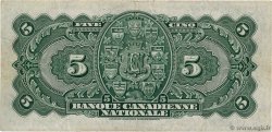 5 Dollars CANADá
  1935 PS.0716a BC+