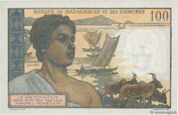 100 Francs COMORE  1960 P.03b2 AU