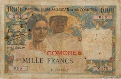 1000 Francs COMORAS  1952 P.05a RC