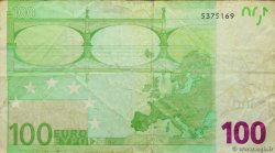 100 Euro Fauté EUROPA  2002 P.05V MB
