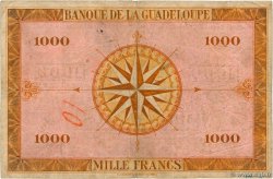 1000 Francs Karukera GUADELOUPE  1943 P.26a RC+