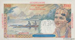 1000 Francs Union Française Spécimen GUADELOUPE  1946 P.37s SPL+