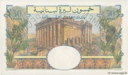 50 Livres Libanaises Spécimen LIBANO  1945 P.052s SC+