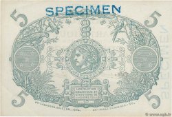 5 Francs Cabasson violet Spécimen MARTINIQUE  1946 P.06s EBC