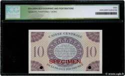 10 Francs Spécimen MARTINIQUE  1943 P.23s SC