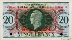 20 Francs Spécimen MARTINIQUE  1943 P.24s SC