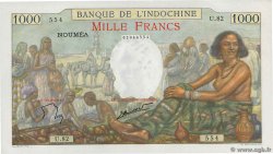 1000 Francs NEW CALEDONIA  1963 P.43d AU-