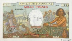 1000 Francs Spécimen NOUVELLES HÉBRIDES  1945 P.15s pr.NEUF