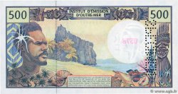 500 Francs Spécimen POLYNESIA, FRENCH OVERSEAS TERRITORIES  1996 P.01bs UNC