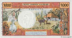1000 Francs Spécimen TAHITI Papeete 1969 P.26s UNC