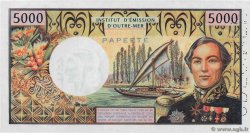 5000 Francs Spécimen TAHITI Papeete 1977 P.28bs.var q.FDC