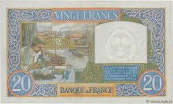 20 Francs TRAVAIL ET SCIENCE FRANCE  1941 F.12.16 XF+