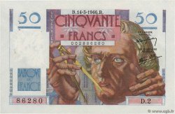50 Francs LE VERRIER  FRANCE  1946 F.20.01