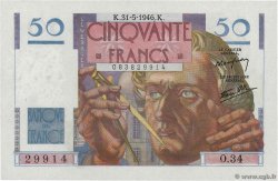 50 Francs LE VERRIER  FRANCE  1946 F.20.05