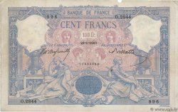 100 Francs BLEU ET ROSE FRANCE  1900 F.21.13 pr.TB