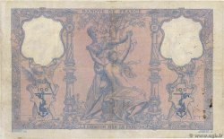 100 Francs BLEU ET ROSE FRANCE  1906 F.21.20 VG