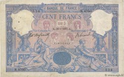 100 Francs BLEU ET ROSE FRANCE  1907 F.21.21 F-
