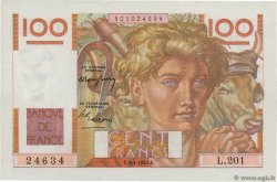 100 Francs JEUNE PAYSAN FRANCIA  1947 F.28.14 FDC