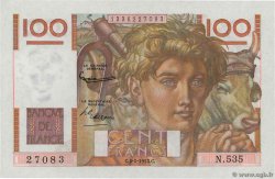 100 Francs JEUNE PAYSAN FRANCE  1953 F.28.36 NEUF