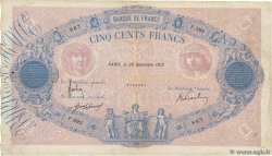 500 Francs BLEU ET ROSE FRANCIA  1913 F.30.21 BC