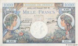 1000 Francs COMMERCE ET INDUSTRIE FRANCE  1940 F.39.02 XF
