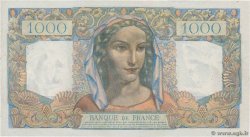 1000 Francs MINERVE ET HERCULE FRANKREICH  1945 F.41.02 fVZ