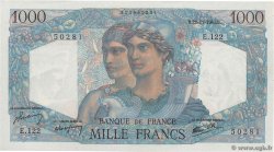 1000 Francs MINERVE ET HERCULE FRANCE  1945 F.41.08 UNC