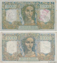 1000 Francs MINERVE ET HERCULE Faux FRANCIA  1949 F.41.25 MBC