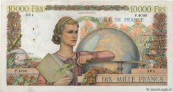 10000 Francs GÉNIE FRANÇAIS FRANCIA  1953 F.50.63 q.BB