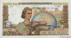 10000 Francs GÉNIE FRANÇAIS FRANCE  1953 F.50.66 pr.TTB