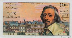 10 Nouveaux Francs RICHELIEU FRANCE  1960 F.57.10 AU