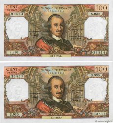 100 Francs CORNEILLE Consécutifs FRANCE  1976 F.65.52 AU