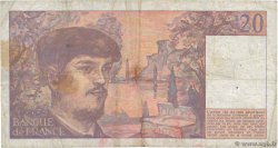 20 Francs DEBUSSY FRANCE  1989 F.66.10B26 VG