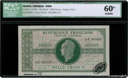 1000 Francs MARIANNE THOMAS DE LA RUE Spécimen FRANCE  1945 VF.13.02Ssn pr.NEUF