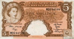 5 Shillings EAST AFRICA  1961 P.41a F