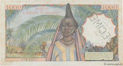 1000 Francs Spécimen FRENCH WEST AFRICA  1945 P.42s VZ+