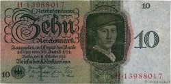 10 Reichsmark DEUTSCHLAND  1924 P.175 fSS