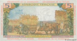 5 Francs ANTILLES FRANÇAISES  1964 P.07b pr.SUP