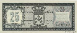25 Gulden NETHERLANDS ANTILLES  1972 P.10b AU