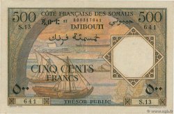 500 Francs YIBUTI  1952 P.27 MBC