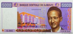 5000 Francs DJIBOUTI  2002 P.44 UNC