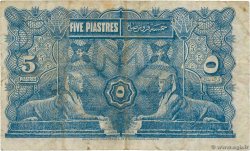 5 Piastres EGYPT  1918 P.162 F