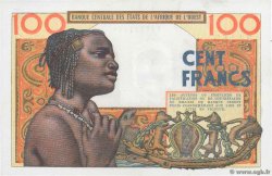 100 Francs STATI AMERICANI AFRICANI  1961 P.301Ca FDC