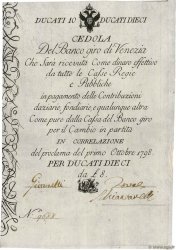 10 Ducati ITALIE Venise 1798 PS.181 SPL
