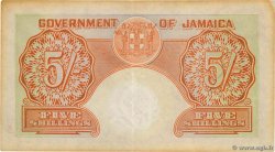 5 Shillings JAMAIKA  1958 P.37b SS