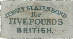 5 Pounds Non émis ISLA DE JERSEY  1840 P.A01r EBC