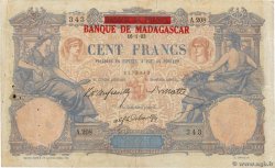 100 Francs MADAGASCAR  1893 P.034 BC