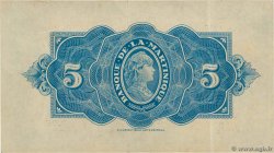 5 Francs MARTINIQUE  1944 P.16b VZ