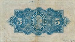 5 Francs Spécimen MARTINIQUE  1942 P.16s MBC